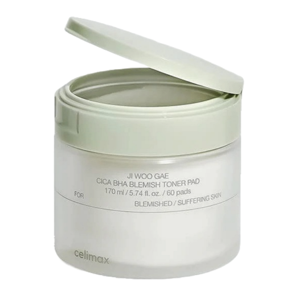 CELIMAX Ji Woo Gae Cica BHA Blemish Toner Pad 60 Pads 170ml