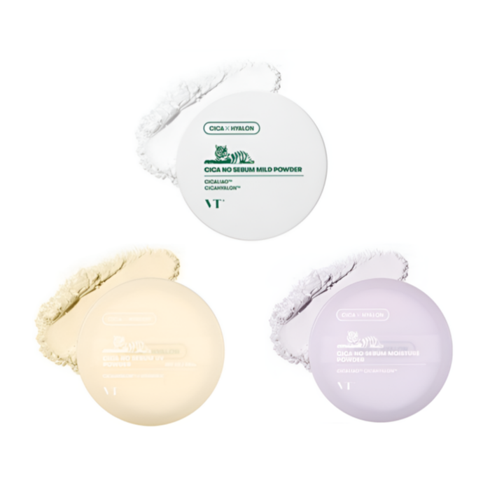 Polvos VT Cica No Sebum 5g (3 tipos) │ Mild / Moisture / UV