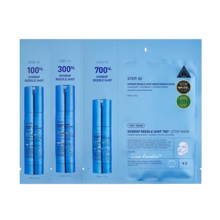 VT Hydrop Reedle Shot Mask Sheet (3 Types) │ 100 / 300 / 700 hL