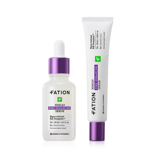 FATION Nosca9 Pore Enhancing (Cream 45mL / Serum 30mL)