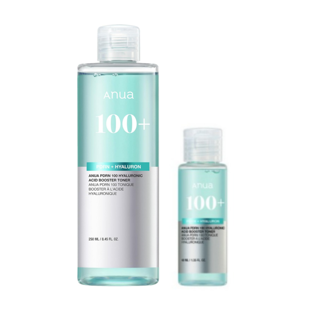 [No Box] PDRN 100 Hyaluronic Acid Booster Toner 40ml, 250ml