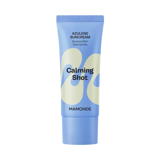 NEW) MAMONDE Calming Shot Azulene Sun Cream SPF50+PA++++ 35ml