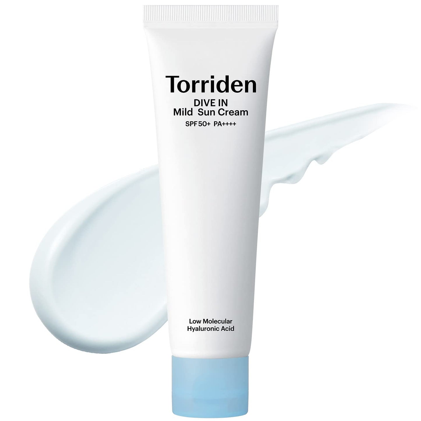 TORRIDEN DIVE-IN Mild Sunscreen, Vegan, Broad Spectrum SPF 50+ PA++++, Non-Nano, Reef-Safe Mineral Sunscreen for All Skin Types