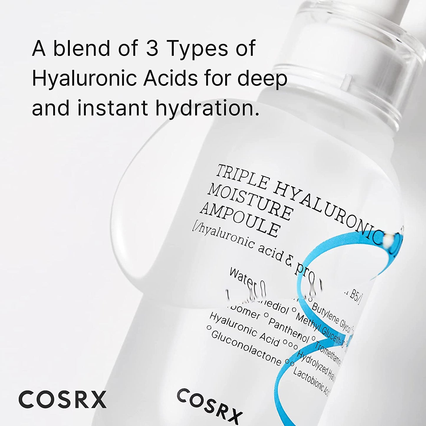 COSRX Hydrium Triple Hyaluronic Moisture Ampoule, 40ml / 1.35 fl.oz