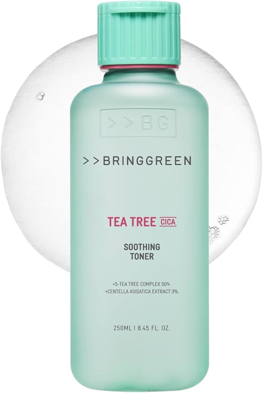 BRING GREEN Tea Tree CICA Soothing / Artemisia Cera Calming Toner 250ml (2 Options)