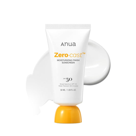 ANUA Zero Cast Moisturizing Finish Sunscreen SPF50+ PA++++ 50ml