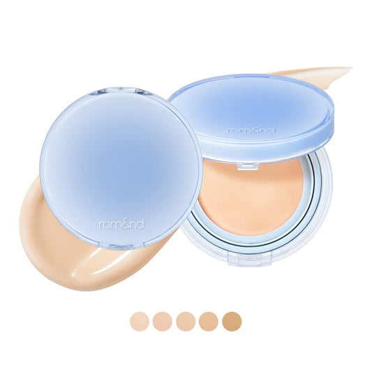 rom&nd Bare Water Cushion 20g Healthy hydrated, Instant hydration, Comfortable skin, Long lasting, Extra moist, Glow, Vegan