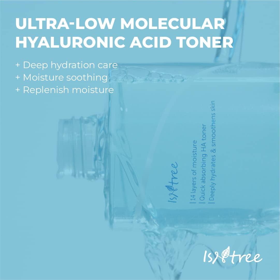 ISNTREE Ultra-Low Molecular Hyaluronic Acid Toner 300ml (Product/Refill)