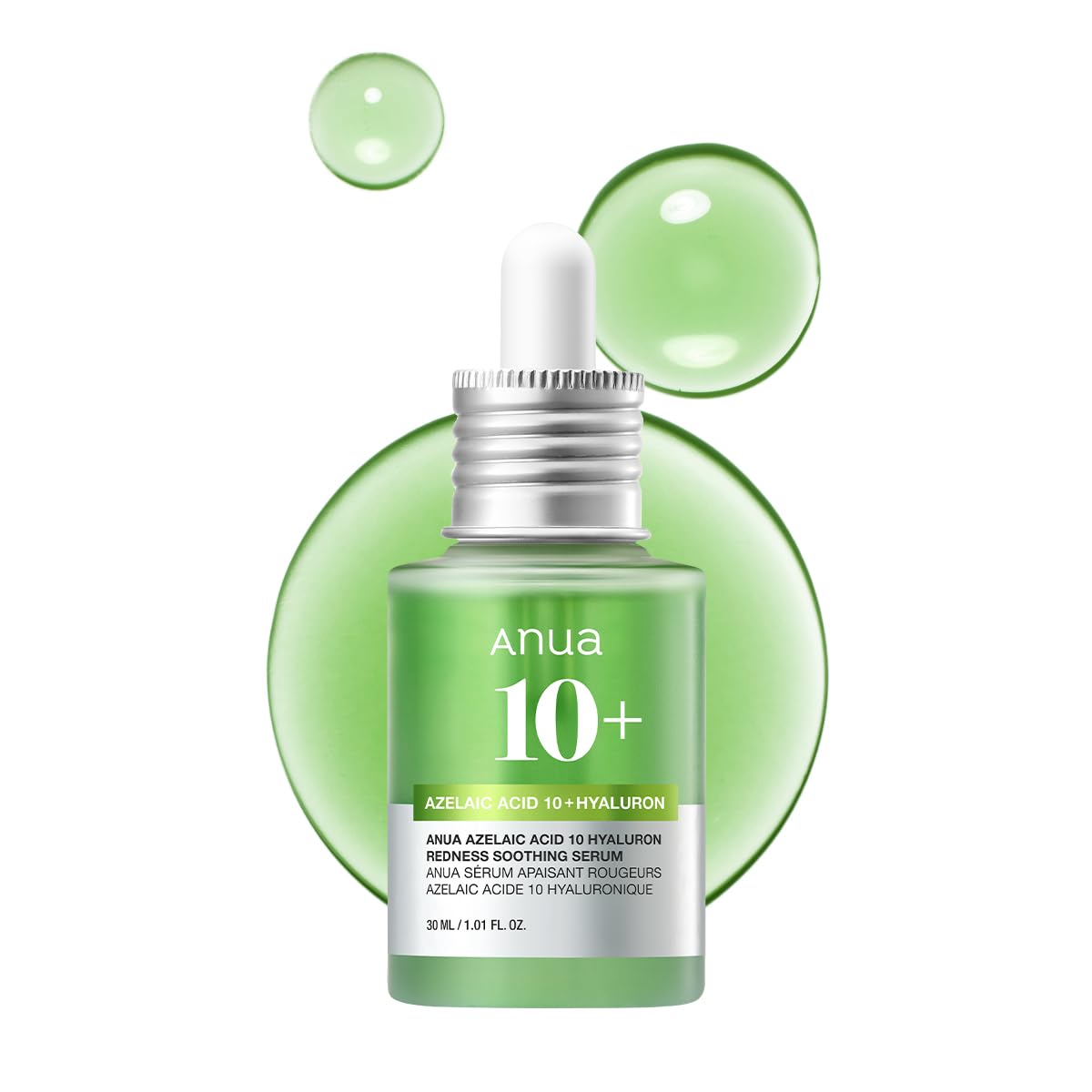 Azelaic Acid 10 Hyaluron Redness Soothing Serum, 30mL