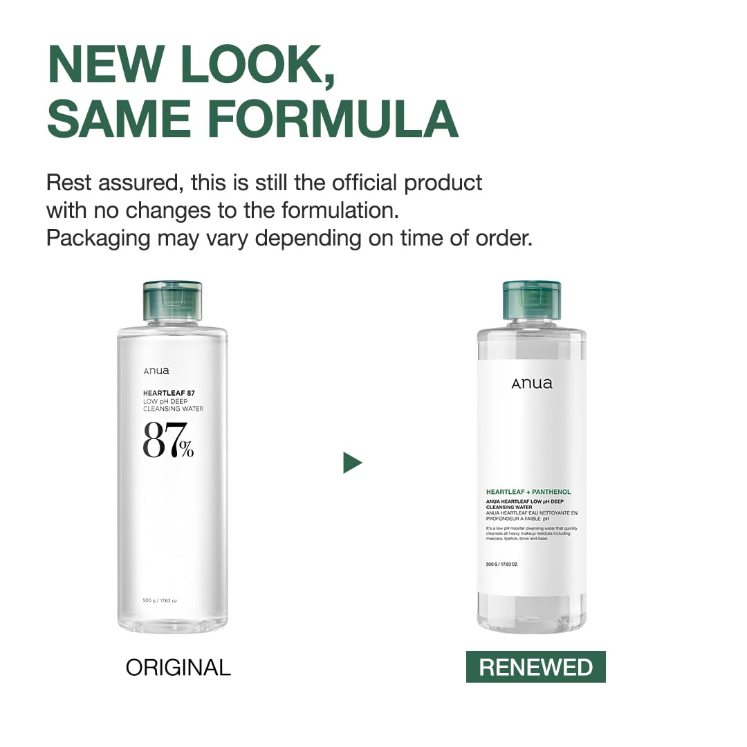 ANUA Heartleaf 87 Low pH Deep Cleansing Water 500g
