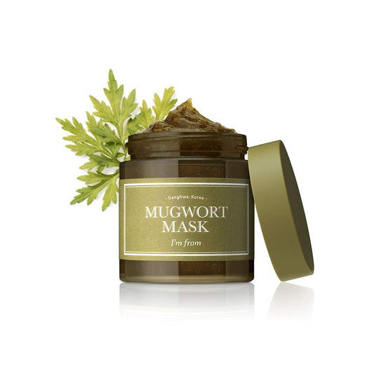 [I'M FROM] Mugwort Mask 3.7 fl oz | Natural Herb, Tea tree, Wash-off, Cooling and fast Soothing Breakouts, for Sensitive skin