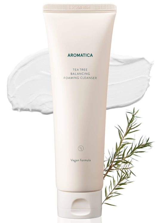 AROMATICA Tea Tree Balancing Foaming Cleanser 180g 6.35oz.
