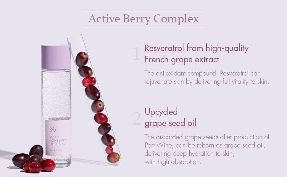 Dr.Ceuracle Vegan Active Berry First Essence 250g