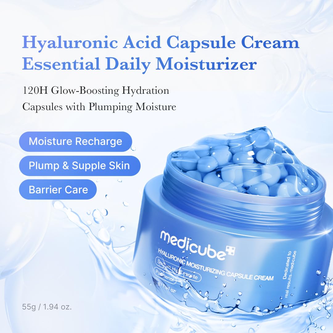 Crema hidratante en cápsulas de ácido hialurónico MEDICUBE 55g