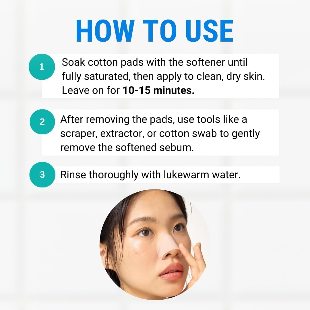 JUMISO Black Head Melting Softner Set (Softner 150ml + Cotton Pad 40Sheets)