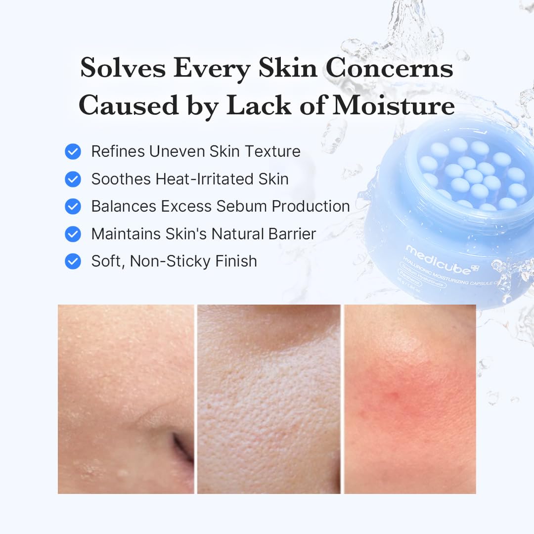 Crema hidratante en cápsulas de ácido hialurónico MEDICUBE 55g
