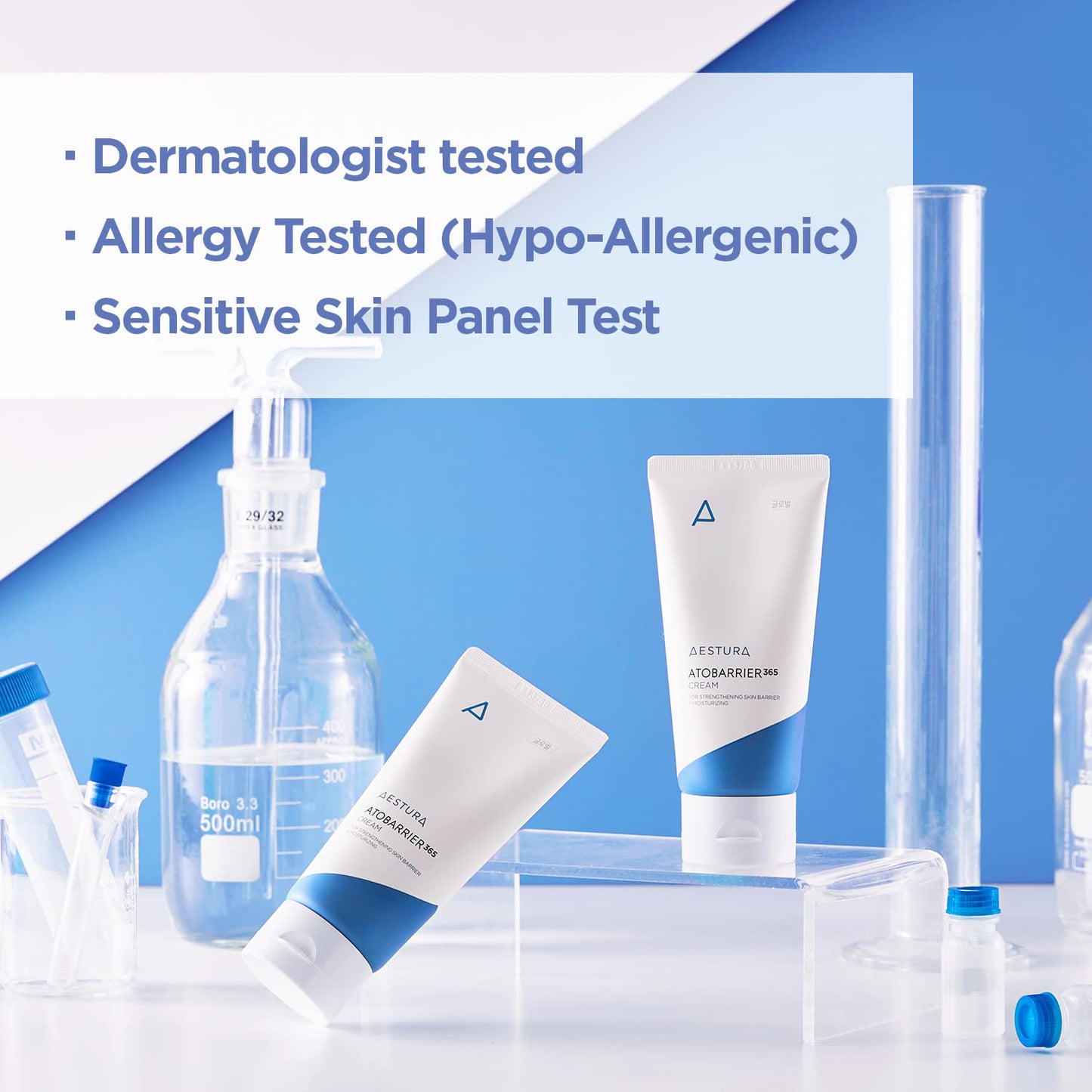 AESTURA ATOBARRIER365 Cream 80ML with Ceramide, Skin Barrier Repair Moisturizer, 100-Hour Lasting Hydration for Dry & Sensitive Skin, Cruelty Free, Hypoallergenic, Korean Skin Care