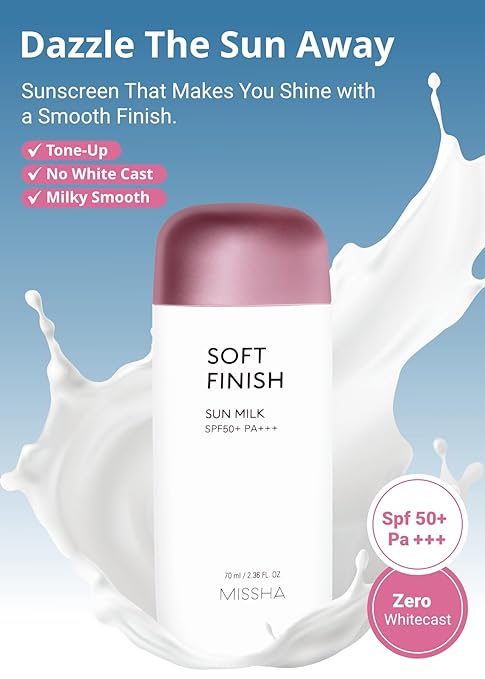 [MISSHA]All Around Safe Block Softfinish Sun Milk 70 ml