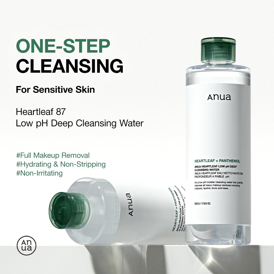 ANUA Heartleaf 87 Low pH Deep Cleansing Water 500g