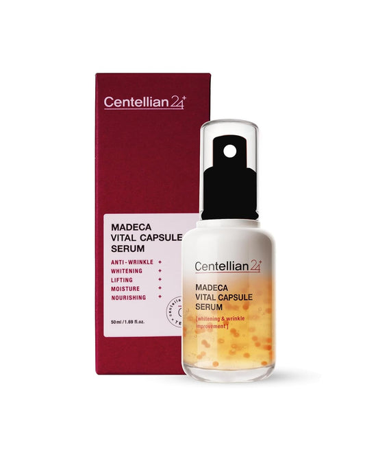 CENTELLIAN 24 MADECA Vital Capsule Serum, 50 ml | Gold Orange Serum, Healthy Skin, TECA 10,000 ppm