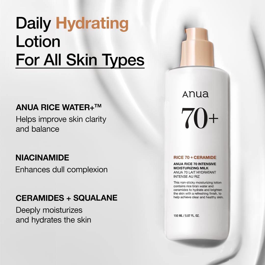 ANUA Rice 70 Intense Moisturizing Milk 150ml