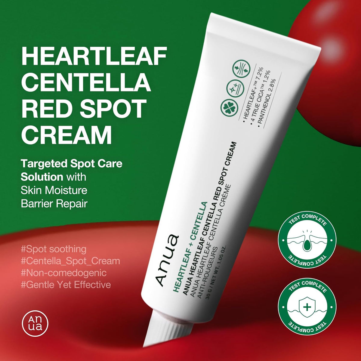 ANUA Heartleaf Centella Red Spot Cream 30g