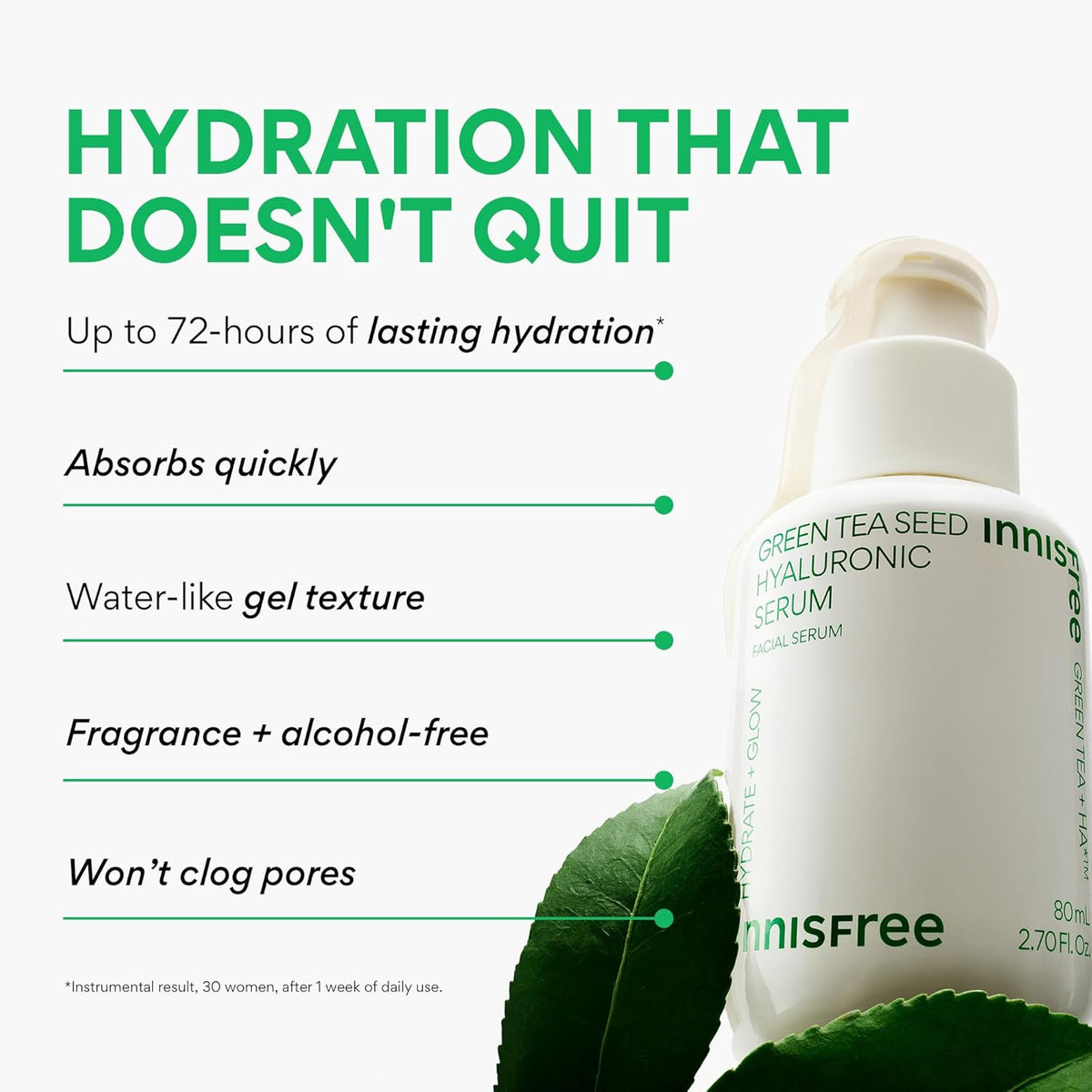 Innisfree Green Tea Seed Intensive Hyaluronic Serum 80ml