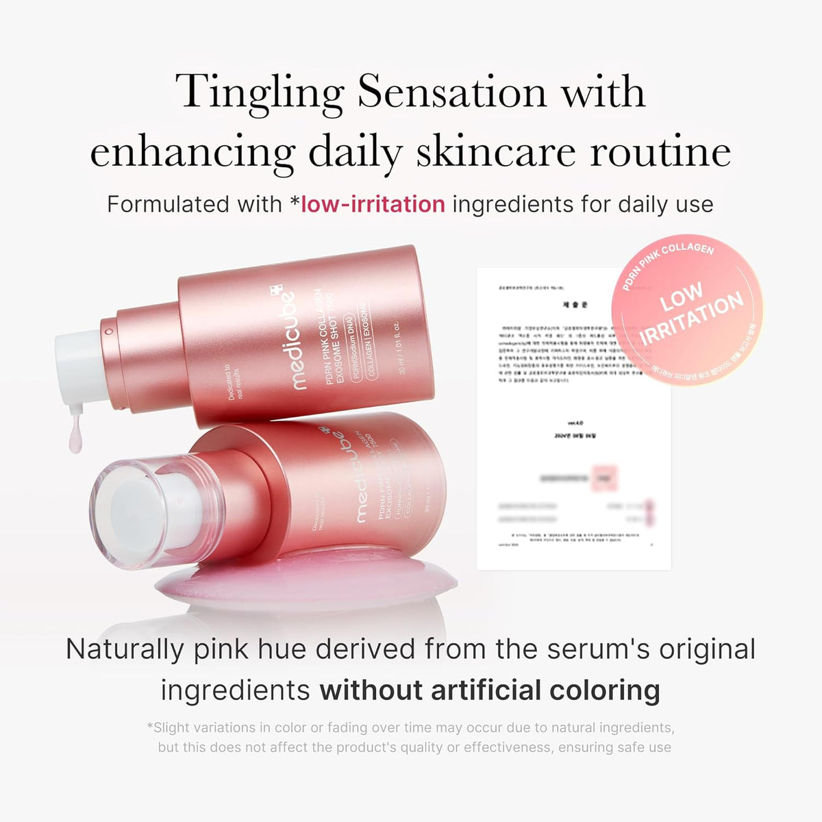 MEDICUBE PDRN Pink Collagen Exosome Shot Ampoule 30ml (2 Types) │ 2000 / 7500