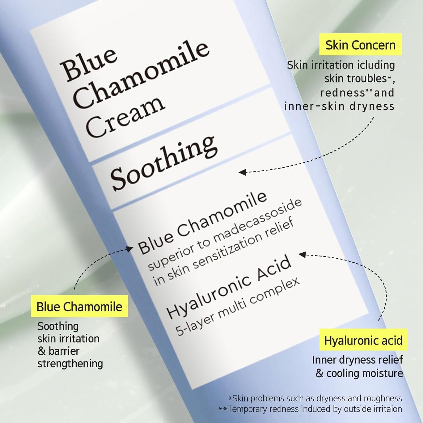 Mamonde Blue Chamomile Cream for Troubled Skin 60ml