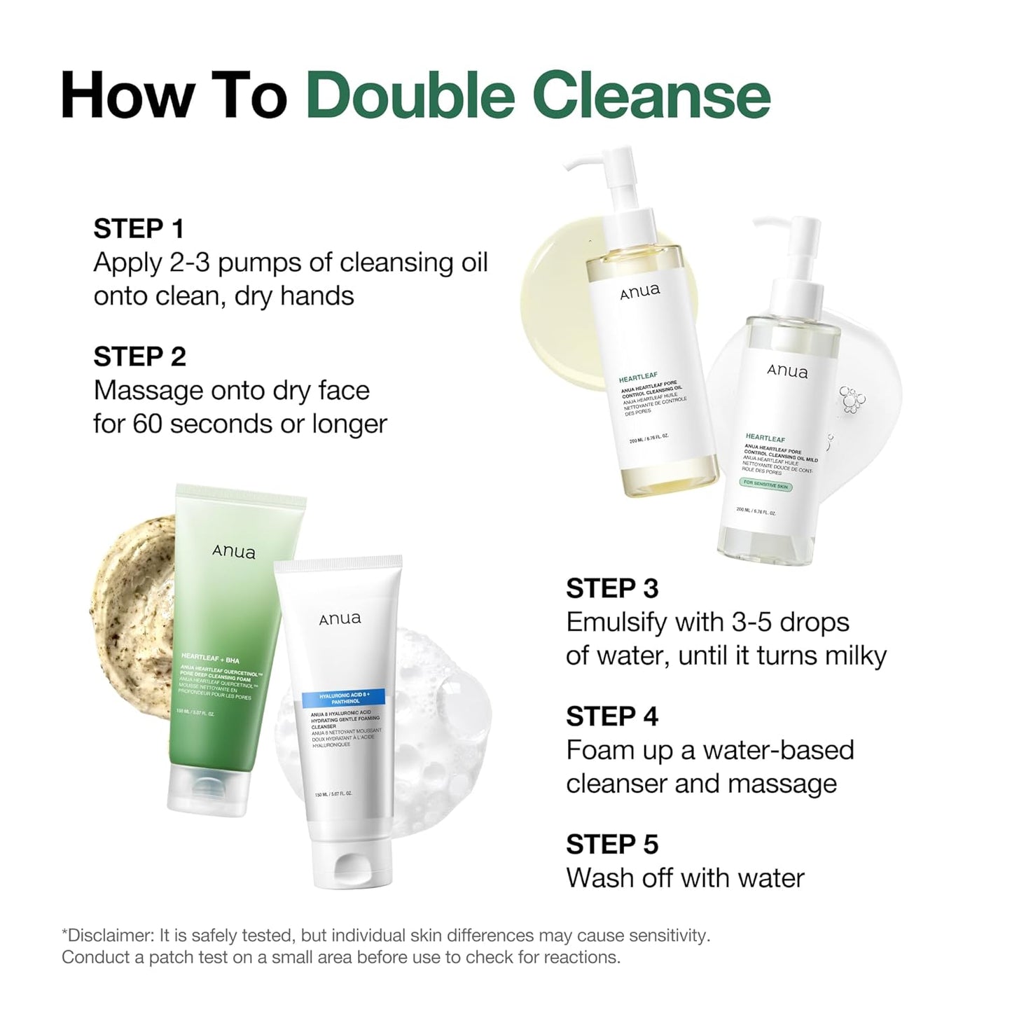 ANUA Heartleaf Pore Control Cleansing Oil 200ml (2 Options)