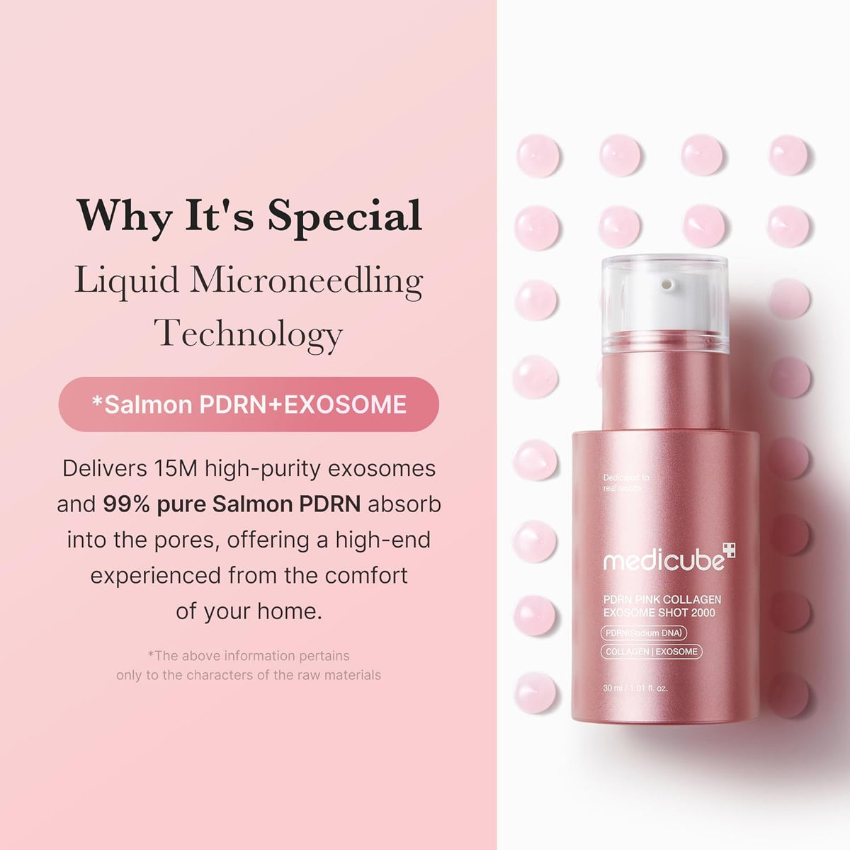 MEDICUBE PDRN Pink Collagen Exosome Shot Ampoule 30ml (2 Types) │ 2000 / 7500