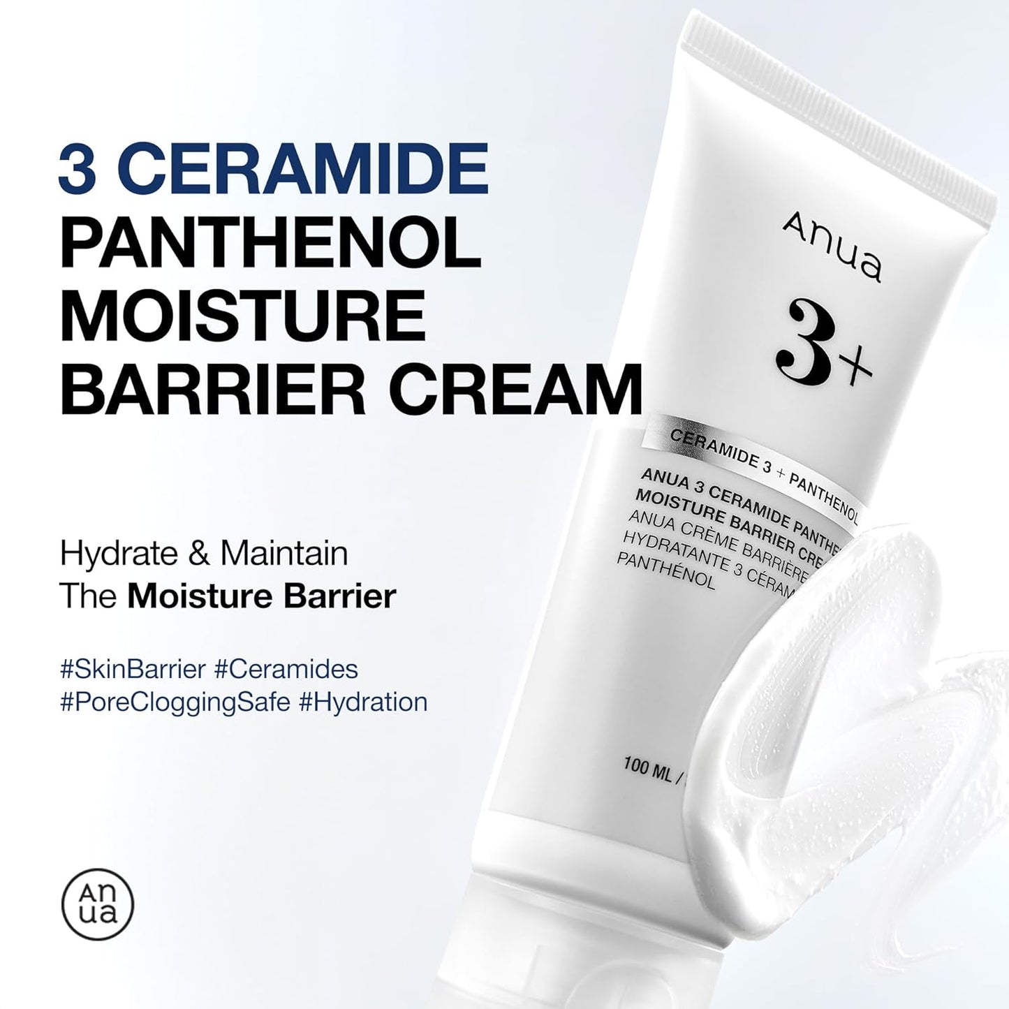 ANUA Ceramide 3+ Panthenol Moisture Barrier Cream 100ml