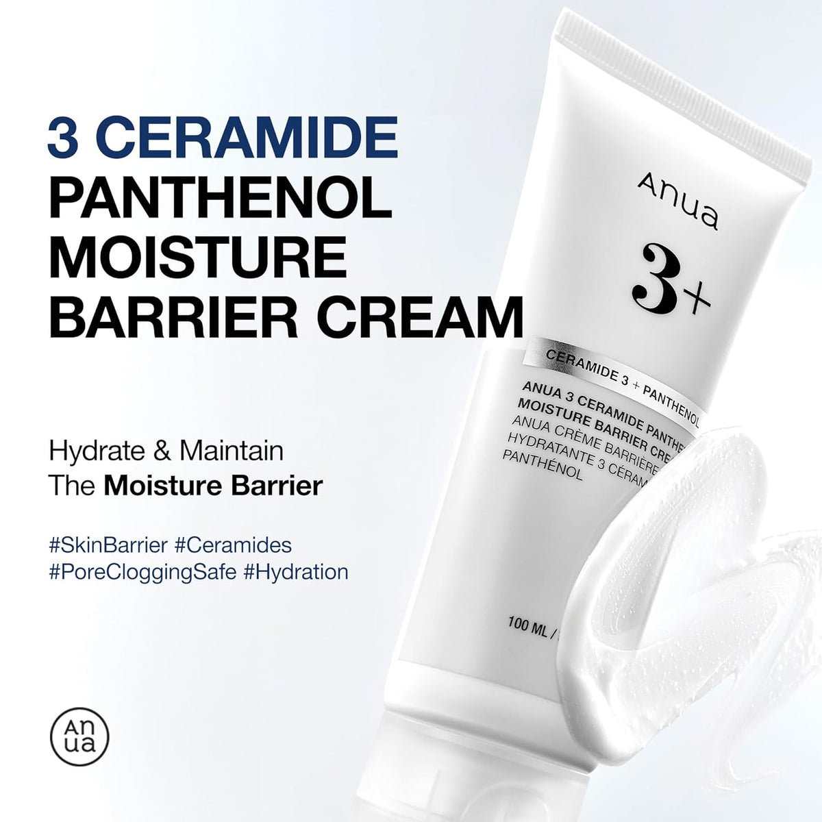 ANUA Ceramide 3+ Panthenol Moisture Barrier Cream 100ml