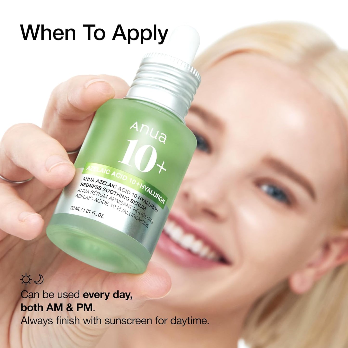 Azelaic Acid 10 Hyaluron Redness Soothing Serum, 30mL