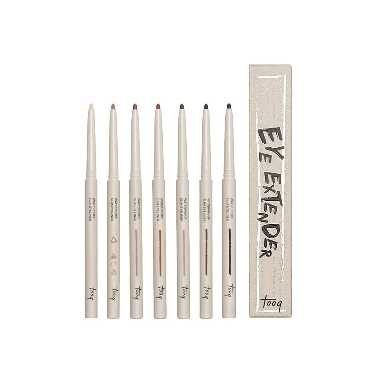 Tooq waterproof slim eyeliner 10colors