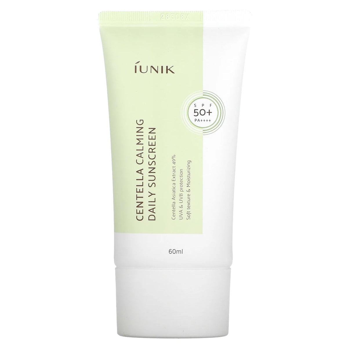 Protector solar diario calmante de centella IUNIK SPF 50+ PA+++ 60 ml