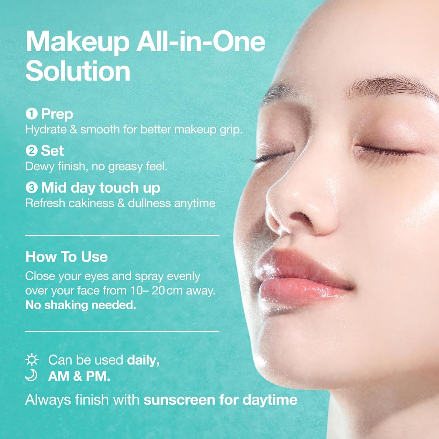 ANUA PDRN Hyaluronic Acid Hydrating Capsule Mist 100ml / 30ml