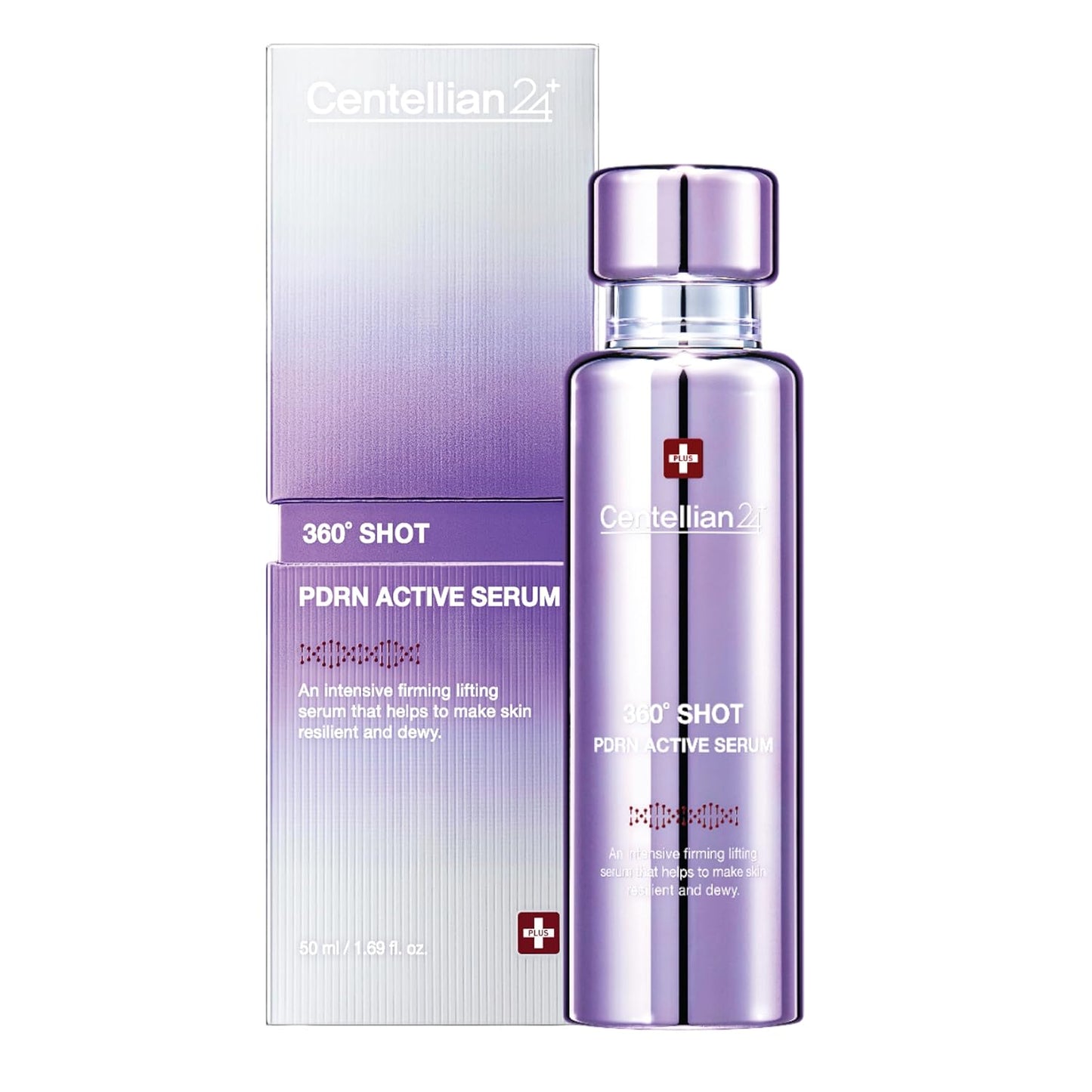 CENTELLIAN 24 360º shot PDRN Active Serum, 50mL | Korean Skin Care, Intensive Firming Lifting Serum