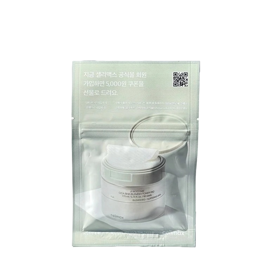 CELIMAX Ji Woo Gae Cica BHA Blemish Toner Pad MINI 10ea, 30ml