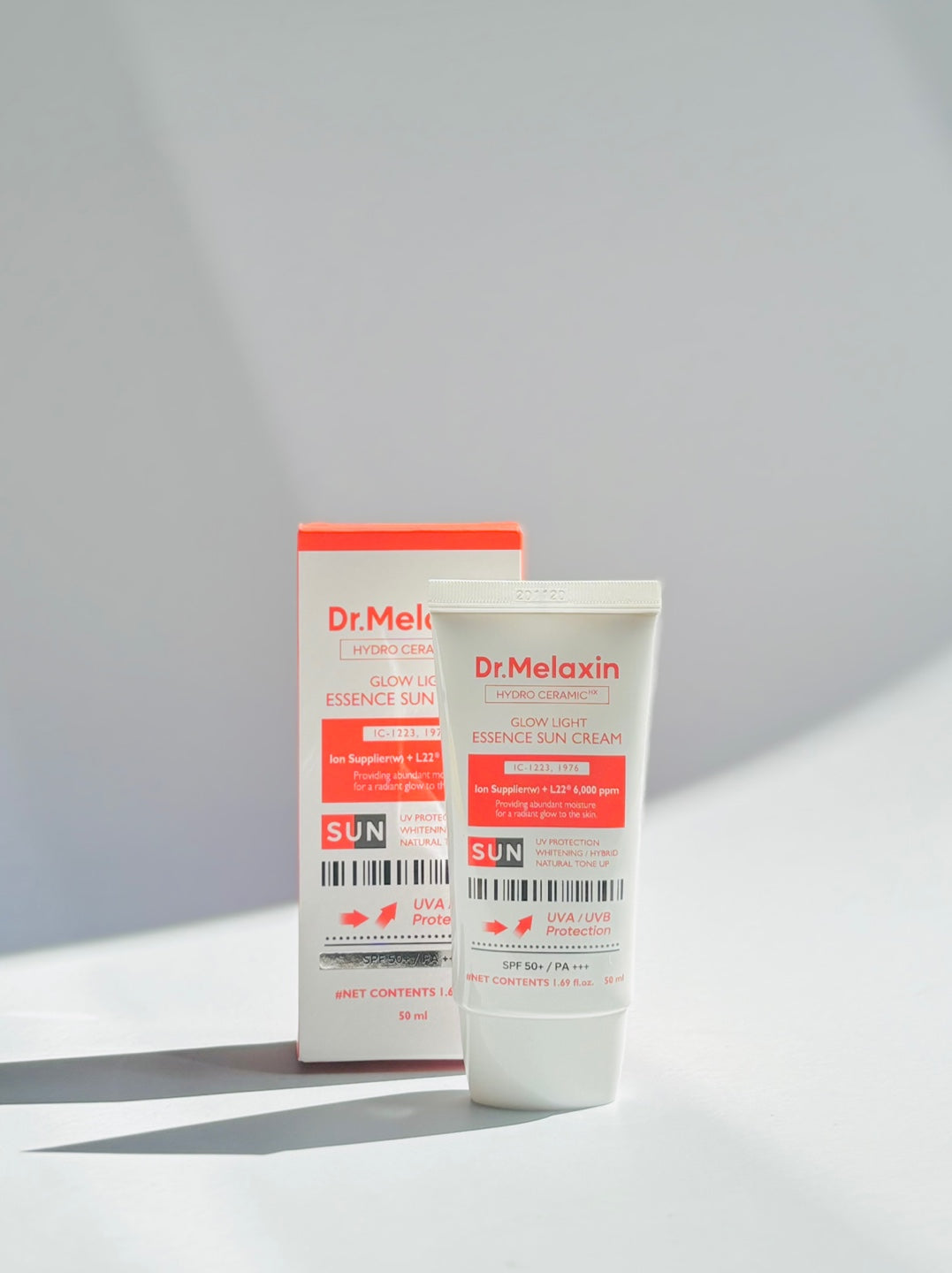 DR.MELAXIN Hydro Ceramic Waterfull Essence Sunscreen/Ceramic Tone Up Essence Sunscreen 50mL | SPF50+ PA++++