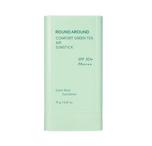ROUND AROUND Comfort Green Tea Air Sun Stick 19g