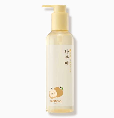 SKINFOOD Naju Pear Deep Cleansing Oil 200ml / Blackhead and Pore Care for Smooth and Hydrated Skin