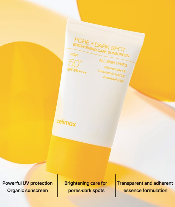 CELIMAX Pore+Dark Spot Brightening Care Sunscreen 50ml