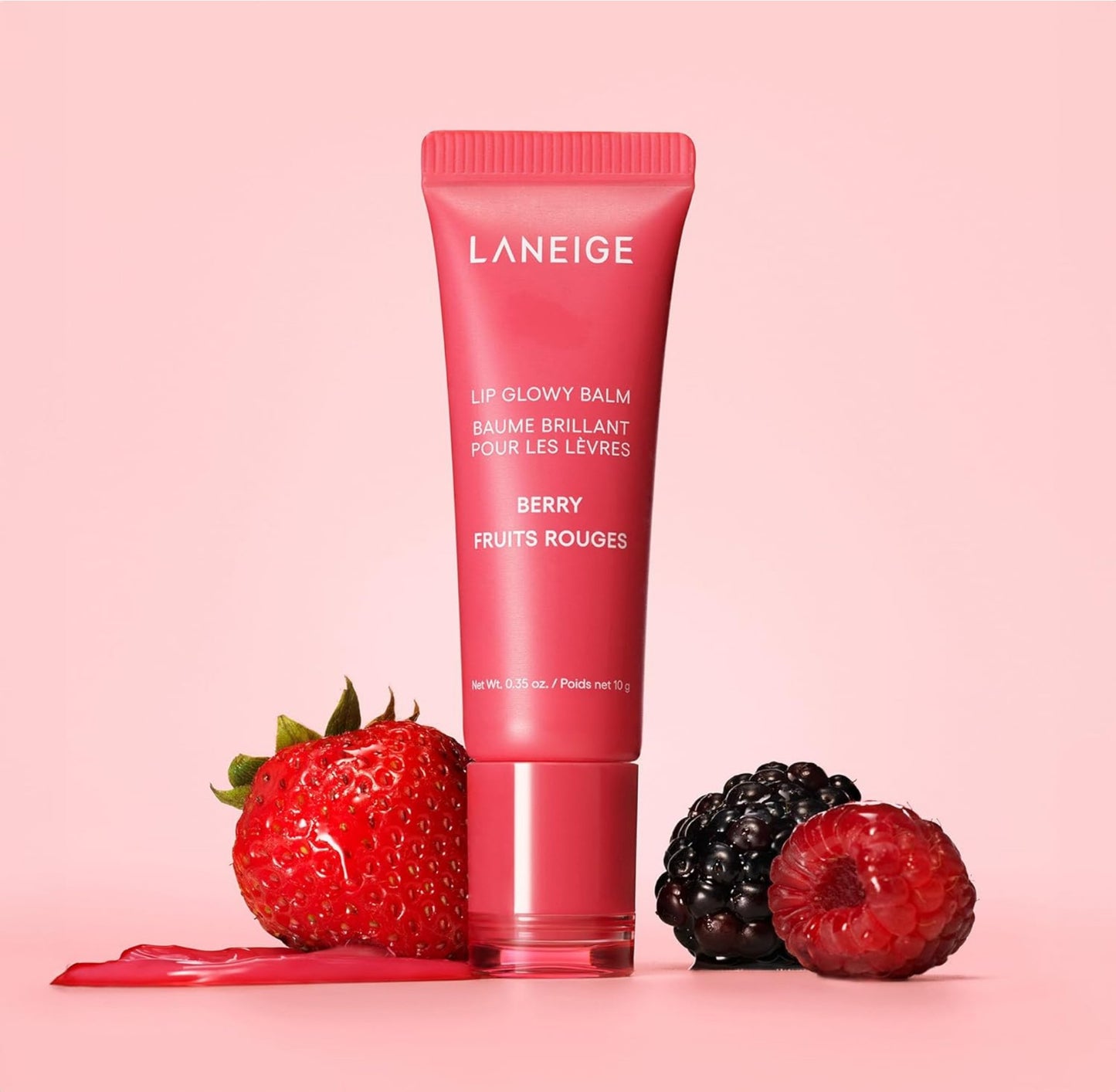 LANEIGE Lip Glowy Balm, 10g (6 Types) | Hydrate, Glossy, Lightweight, Moisturize & Tint with Shea Butter