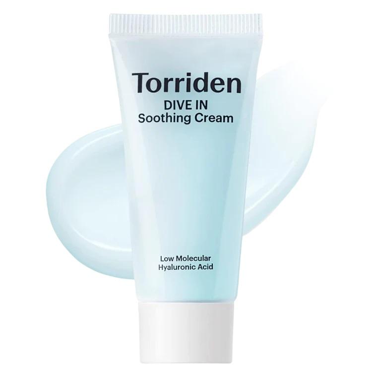 [MINI] Torriden DIVE-IN Low-Molecular Hyaluronic acid Soothing Cream 20ml  / Toner 50ml / Cream 20ml (3 Options)
