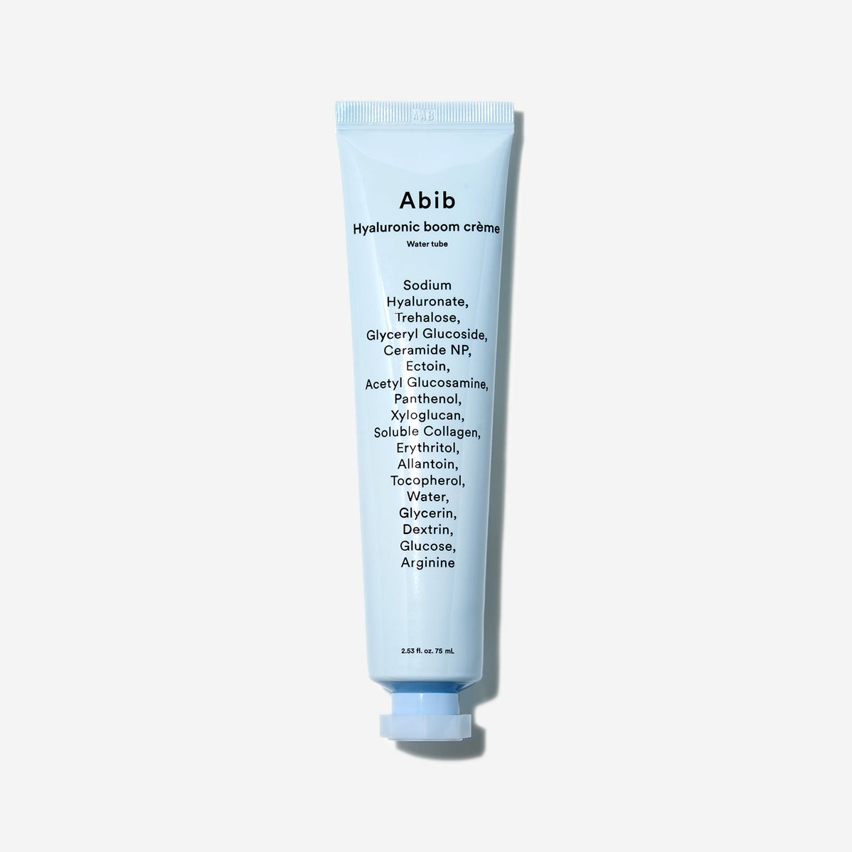 Abib Hyaluronic Boom Creme Water Tube 75ml | Hyaluronic Acid Ceramide Face Moisturizer