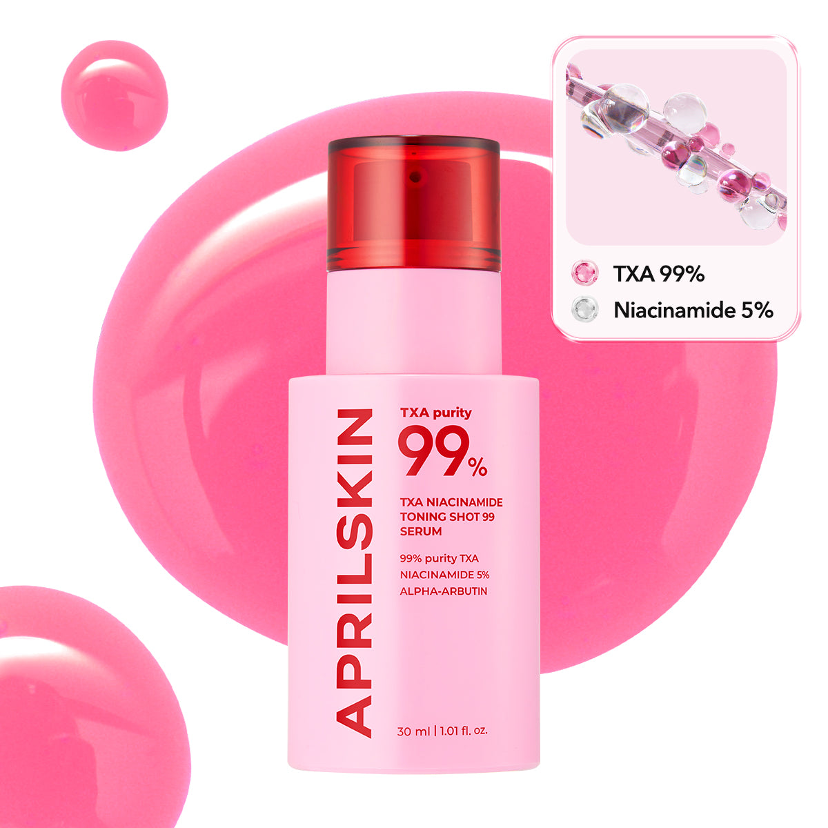 APRILSKIN TXA 99 Niacinamide Toning Shot Serum 30ml