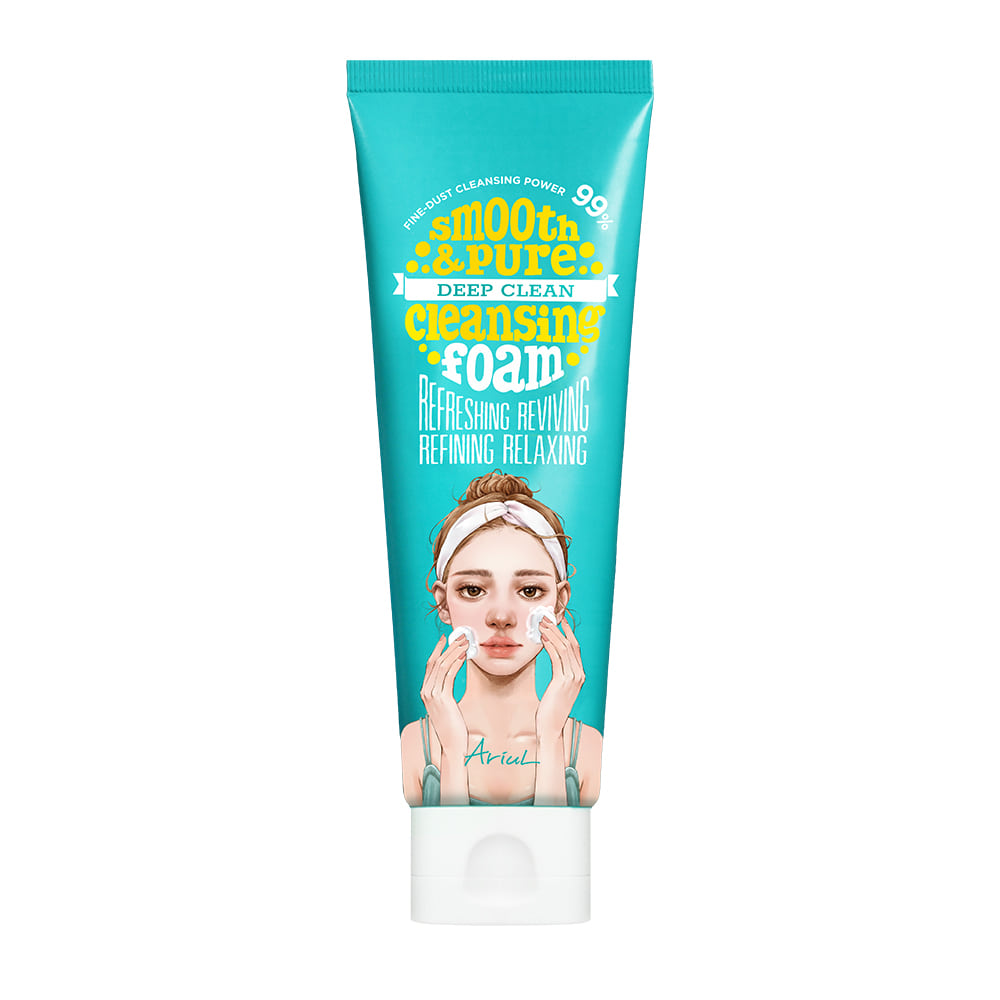 [Ariul] smooth & pure cleansing foam 120ml