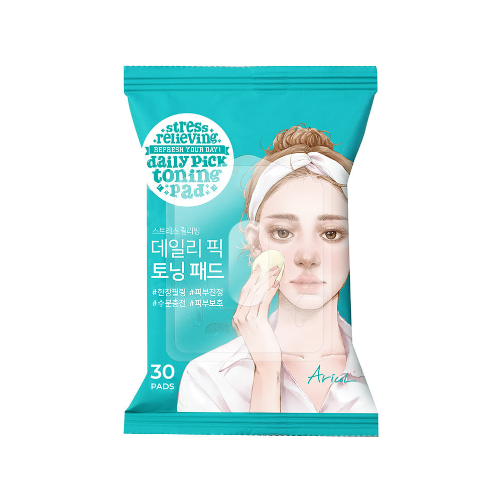 ARIUL Stress Relieving Daily Pick Toning Pad 30pads