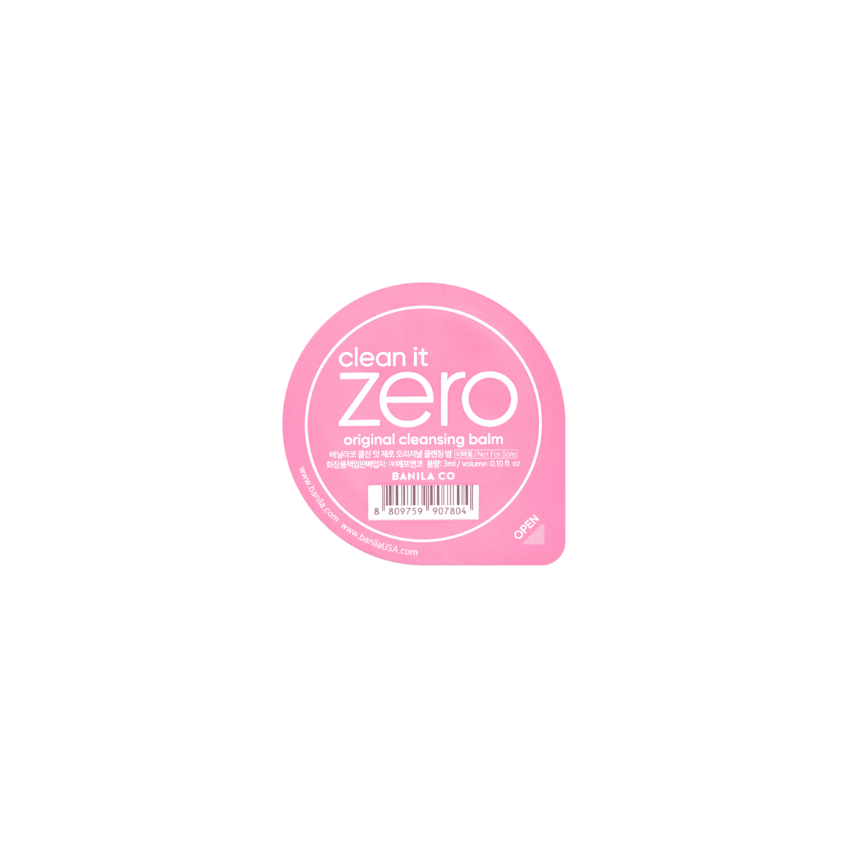 [Mini]  BANILA.CO Clean It Zero Cleansing Balm 1pc / 3ml